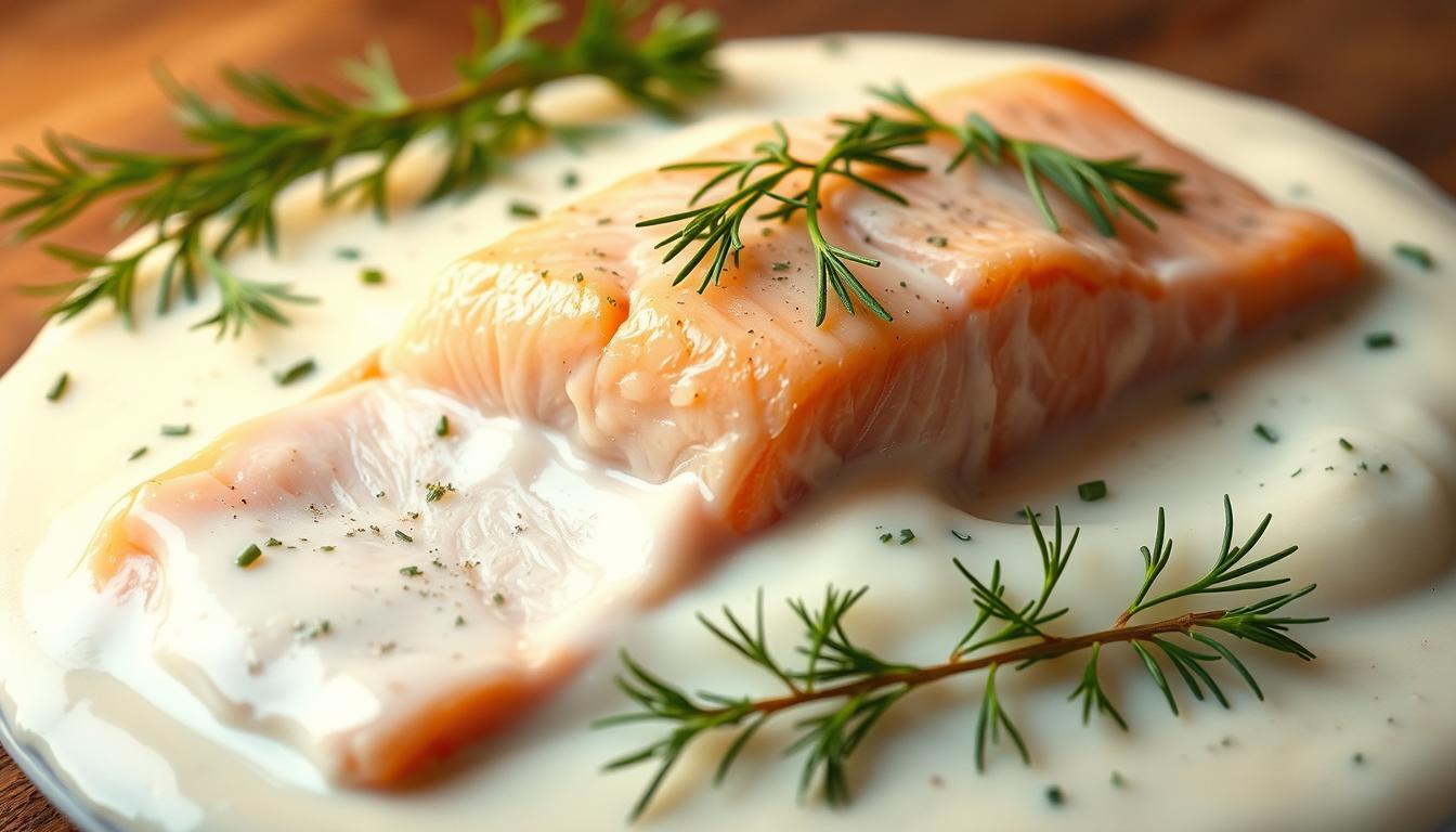 Salmon with Creamy