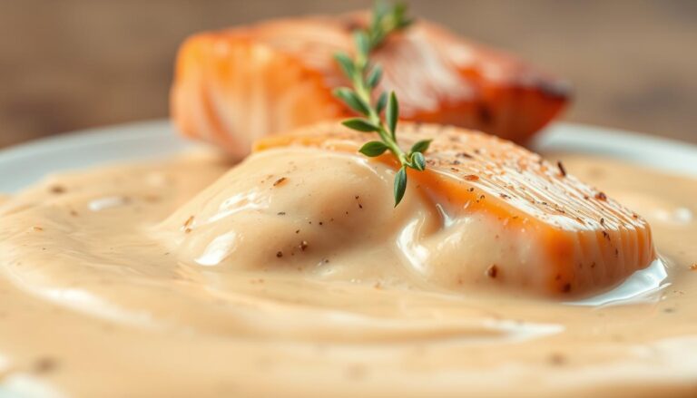 Salmon with Creamy