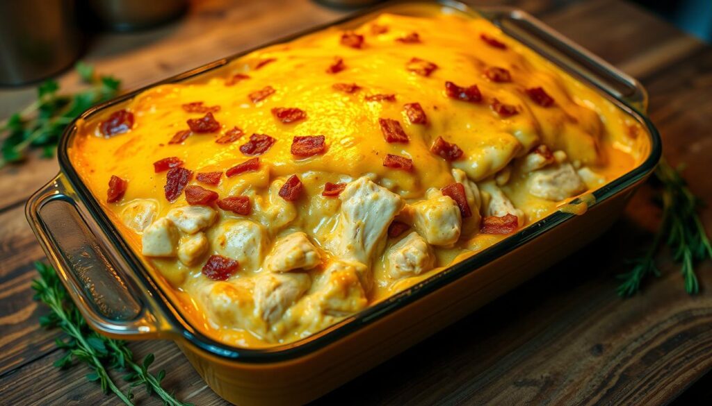 Chicken Bacon Ranch Casserole