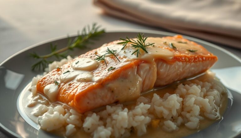 Salmon with Creamy